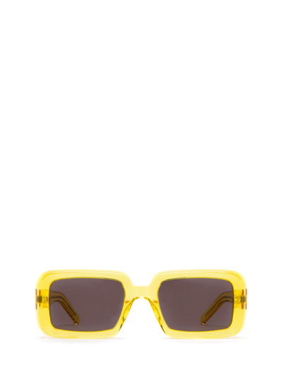 Saint Laurent Sl 534 Square Acetate Sunglasses In Yellow