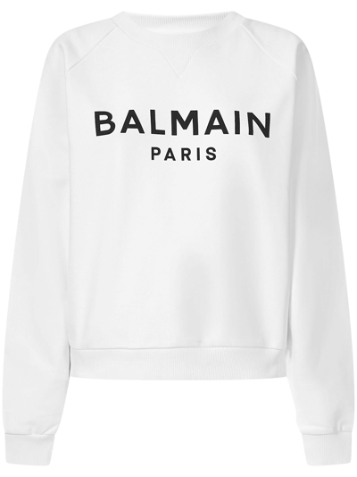 Balmain Sweatshirt In White