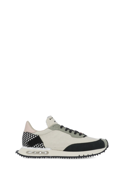 Bepositive Space Race Sneakers In Black/beige/military