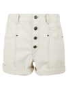 Isabel Marant Off-white Nadia Shorts In Ecru