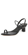 3.1 Phillip Lim Women's Verona Pointed Toe Mid Heel Thong Sandals In Black