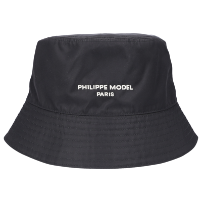 Philippe Model Bucket Hat Noed Nylon In Black