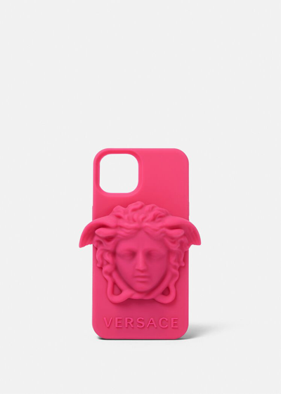 Versace La Medusa Phone Case Iphone 13 In Fuchsia | ModeSens