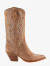 Sonora Woman Boot Camel Size 8 Leather In Brown