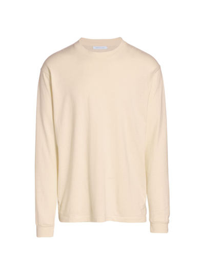 John Elliott University Crewneck Long-sleeve T-shirt In Salt