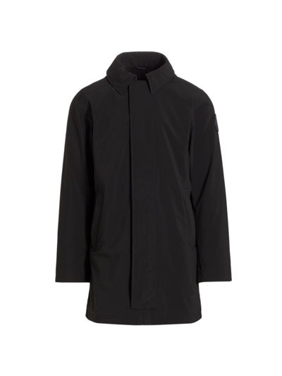 Canada Goose Winslow Mid-length Coat In Black