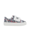 BURBERRY LITTLE KID'S & KID'S MARK CHECK PLAID SNEAKERS