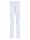 L Agence Ruth High-waisted Straight Jeans In White