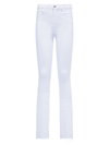 L Agence Ruth High-waisted Straight Jeans In Blanc