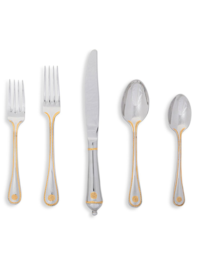Juliska Berry And Thread Polished With Gold Accents Flatware Set
