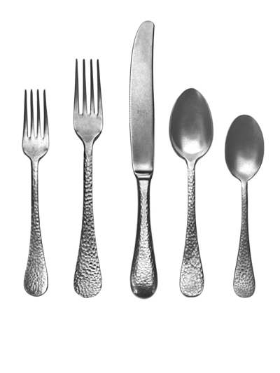 MEPRA EPOQUE 20-PIECE PEWTER-FINISHED CUTLERY SET