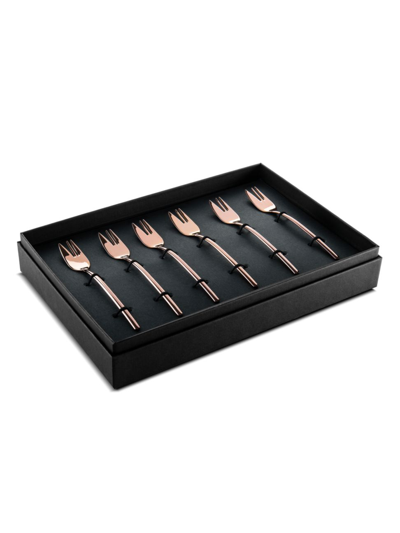 Mepra Due Bronxo 6-piece Cake Fork Set