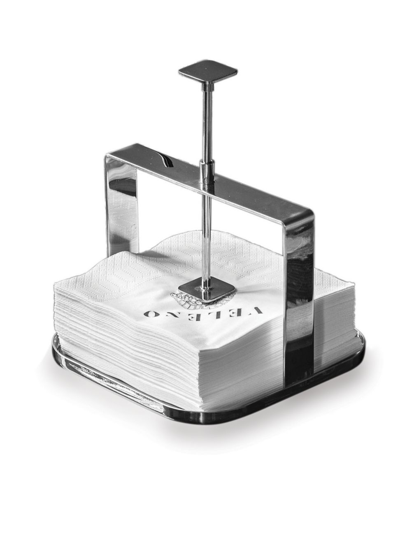 Mepra Stainless Steel Napkin Holder In Silver