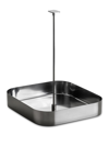 Mepra Stainless Steel Square Bottle Basket In Silver