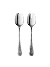 Mepra Epoque Fork & Spoon Salad Servers Set In Silver