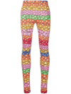 La Doublej Motif-print Leggings In Pride Daisy