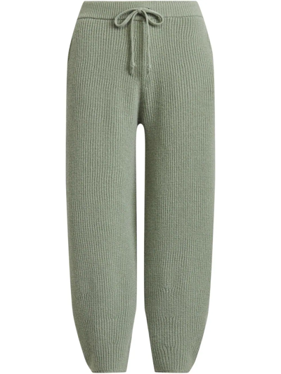 Polo Ralph Lauren Rlx Recycled-cashmere Track Pants In Grün