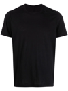 Rick Owens Round-neck Short-sleeve T-shirt In Nero