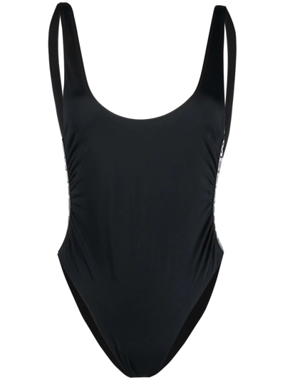 Stella Mccartney Black Falabella One-piece Swimsuit