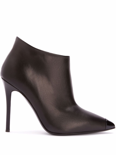 Giuseppe Zanotti Pointed-toe Ankle Boots In Schwarz