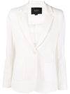 Seventy Textured Single-breasted Blazer In Weiss