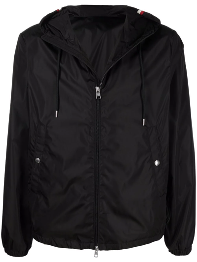 Moncler Grimpeurs Nylon Jacket W/ Hood In Black