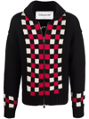 ANDERSSON BELL SKULL-MOTIF KNITTED CARDIGAN