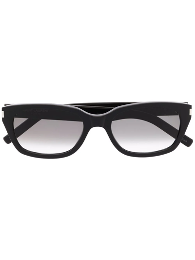 Saint Laurent Wayfarer-frame Sunglasses In Schwarz