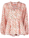 SEE BY CHLOÉ FLORAL-PRINT SILK BLOUSE