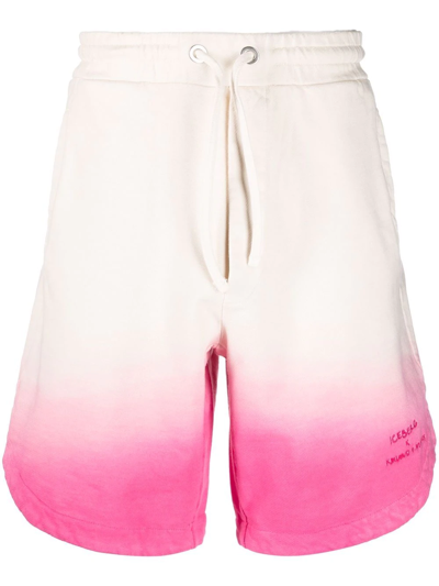 Iceberg X Kailand O. Morris Gradient Shorts In White