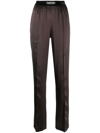 Tom Ford Straight-leg Silk-blend Trousers In Beige
