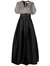 SACHIN & BABI SIMONE SEQUIN-EMBELLISHED GOWN