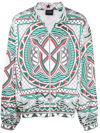 Daily Paper Moke Graphic-print Woven Jacket In Grün