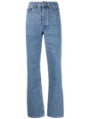 By Malene Birger Cropped Straight-leg Jeans In Blau