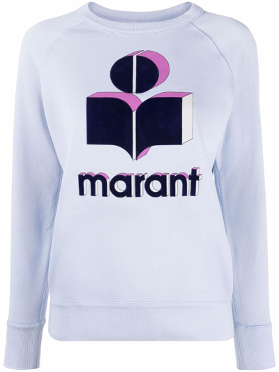 Isabel Marant Étoile Isabel Marant Etoile Milly Crew Neck Sweatshirt In Blue