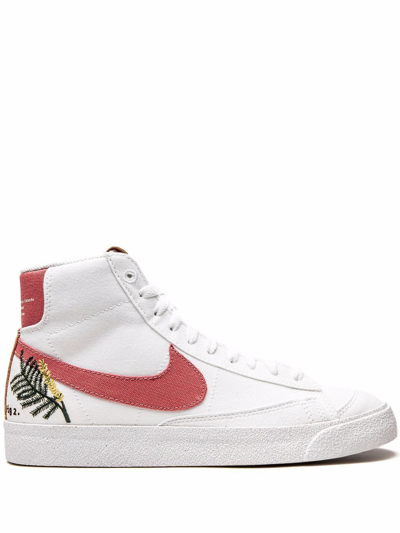 Nike Blazer Mid-top Sneakers In White