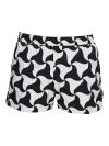 BOTTEGA VENETA BOTTEGA VENETA ABSTRACT PATTERN SWIM SHORTS