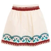 La Doublej Cotton Poplin Drawstring Shorts In Ruote Placee