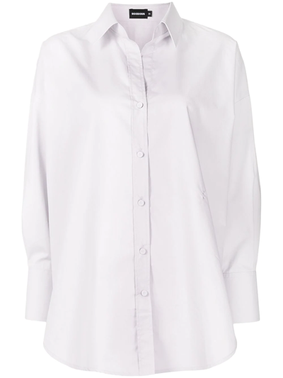 Goodious Tailored-cut Shirt In Violett