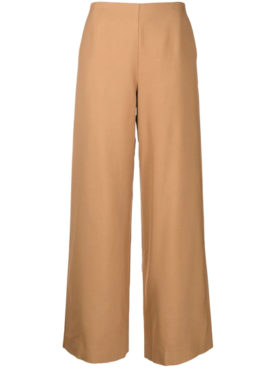 Goodious Wide-leg Trousers In Braun