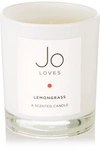 Jo Loves Lemongrass Scented Candle, 185g In Colorless