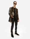 Dolce & Gabbana Leopard-design Jacquard Jacket In Animal Print
