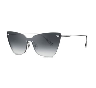 Bolon Nikky Translucent Gray Gradient Cat Eye Ladies Sunglasses Bl7080 A90 59 In Grey