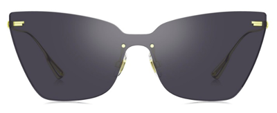 Bolon Nikky Purple Grey Cat Eye Ladies Sunglasses Bl7080 A60 In Gold Tone,grey,purple