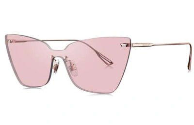 Bolon Nikky Cat Eye Ladies Sunglasses Bl7080 B30 59 In Gold Tone,pink,rose Gold Tone