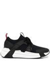 Moncler Lunarove Neoprene Low-top Sneakers In Black
