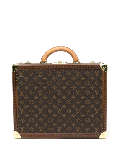 Pre-owned Louis Vuitton 1980-1990s Cotteville 40 Trunk In Brown