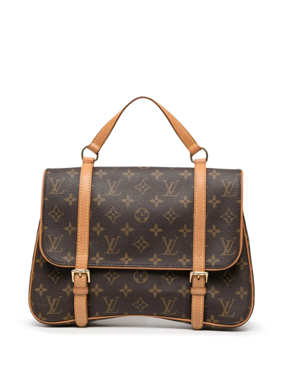 Pre-owned Louis Vuitton 2005  Monogram Marelle Sac A Dos Backpack In Brown
