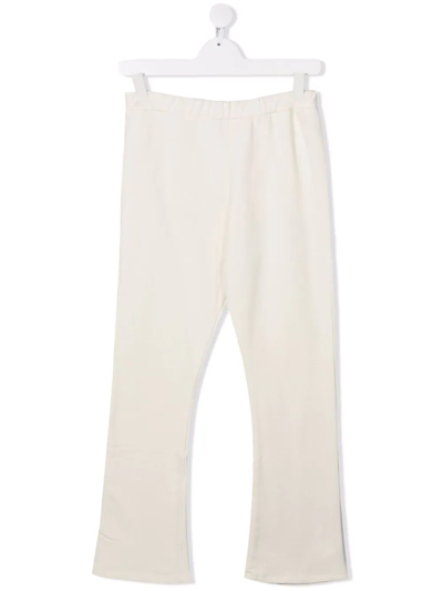 Douuod Teen Elasticated-waist Cotton Trousers In Neutrals