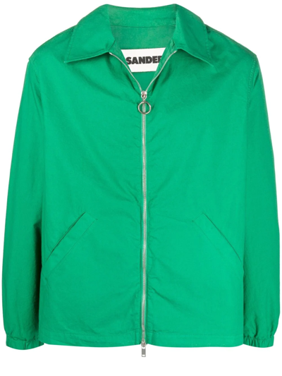 Jil Sander Green Workwear Jacket In Grün